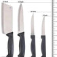 Wooden Chopping Board With 5-Pcs Knife Set